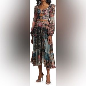 PatBo Pariaso cut-out midi dress